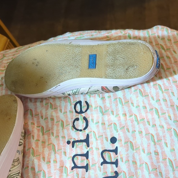 🍀Super EUC ❤️ KEDS x CJW: Specialty/Ltd Ed.👟LILAC🪻SILK🪻 SHOE🪻PRINT👟 sz 9🍀 - Picture 4 of 13